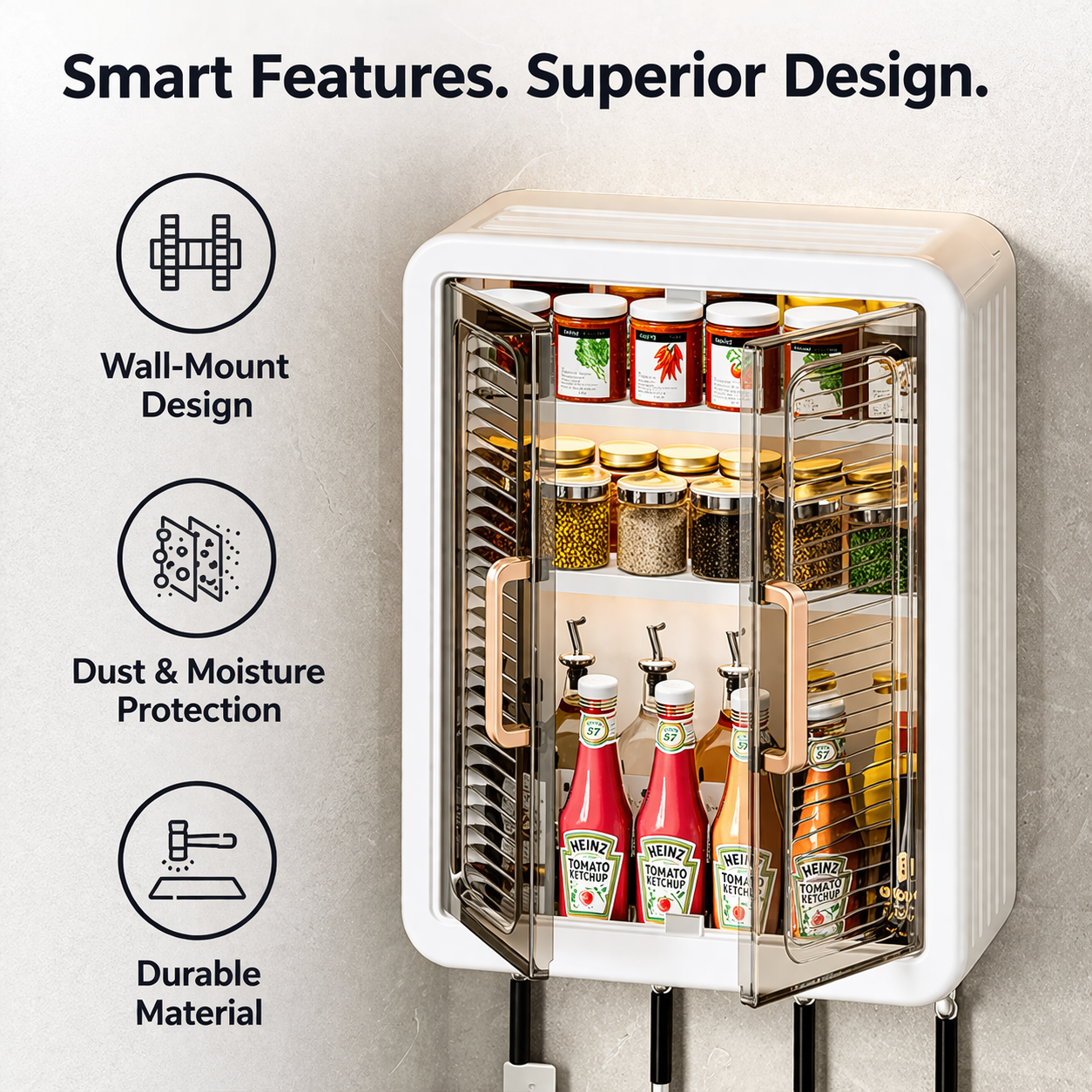 Wall-Mounted Storage Organizer